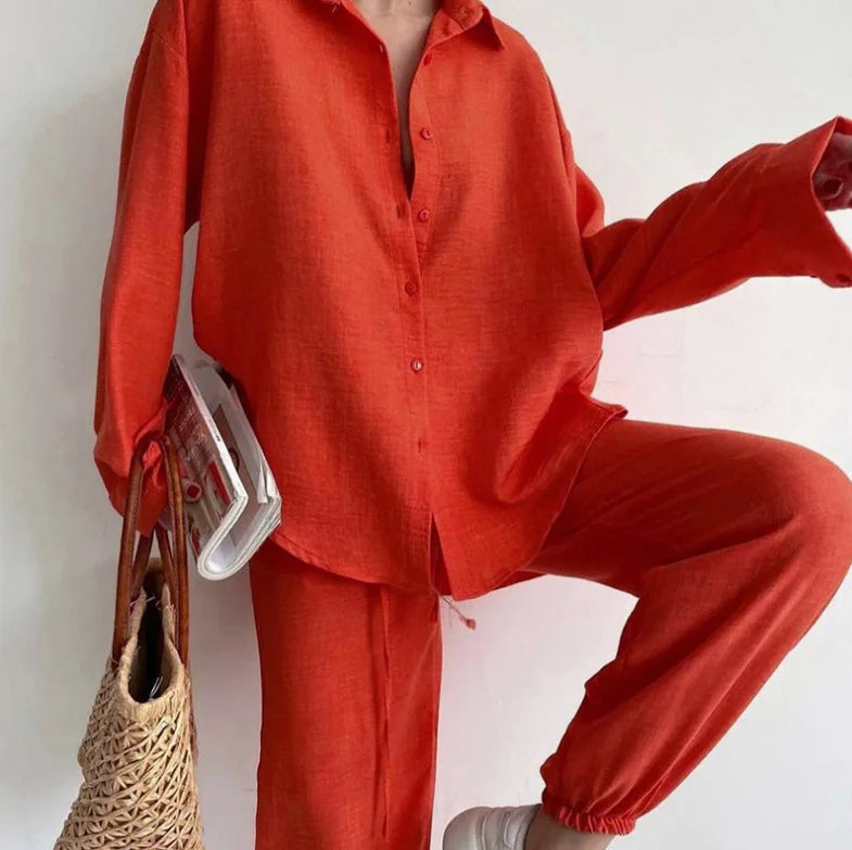 Variant image for Ensemble Femme Chic Décontracté pour un Confort Élégant-13