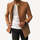 Veste Homme Élégante Longue au Confort Optimal pour l'Hiver-1