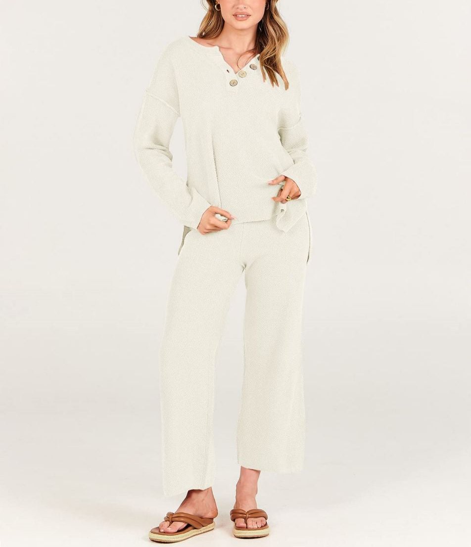 Variant image for Ensemble Tailleur Femme Élégant avec Décolleté en V-21