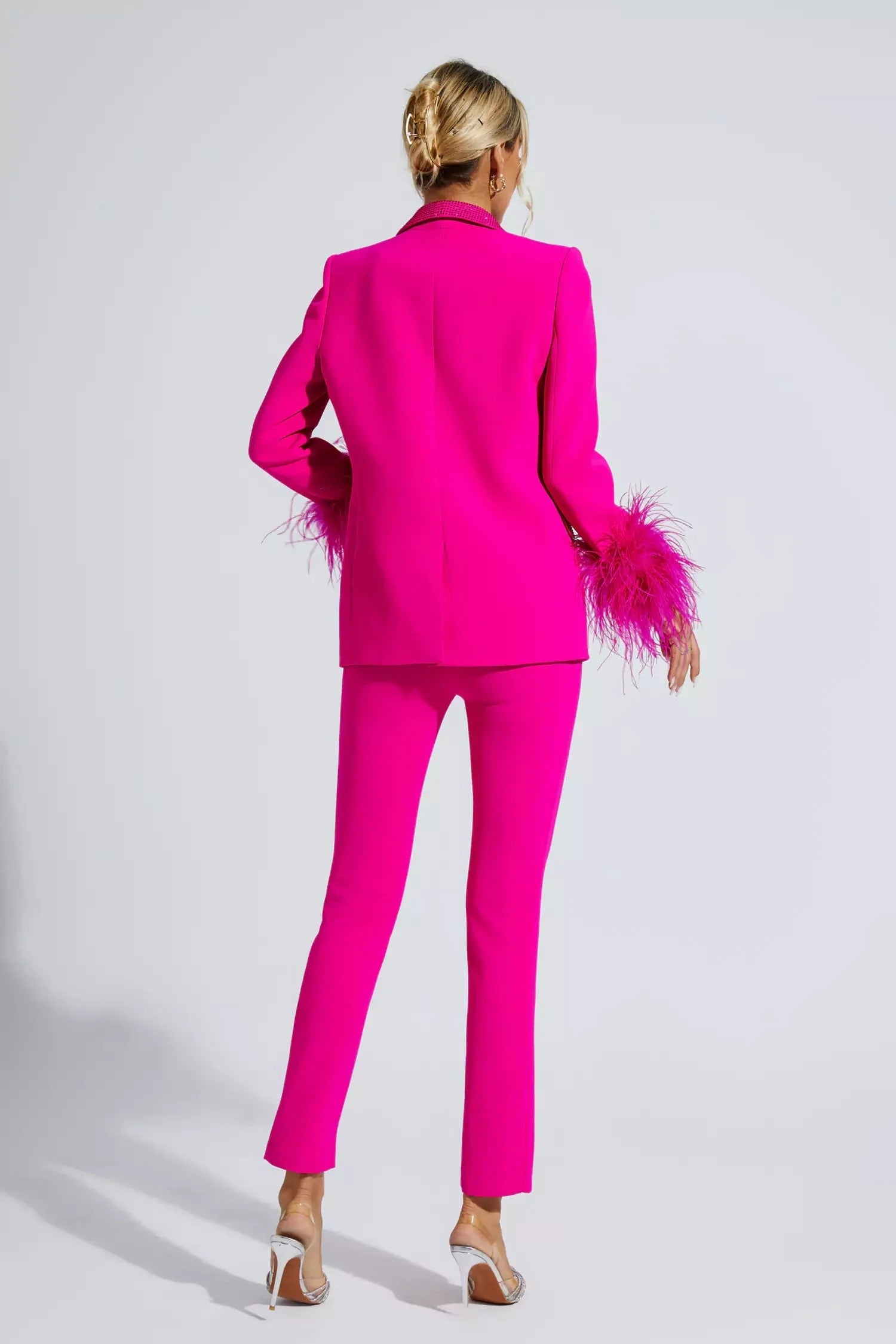 Ensemble Tailleur Femme Éblouissant au Style Élégant-3