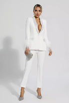 Ensemble Tailleur Femme Éblouissant au Style Élégant-5