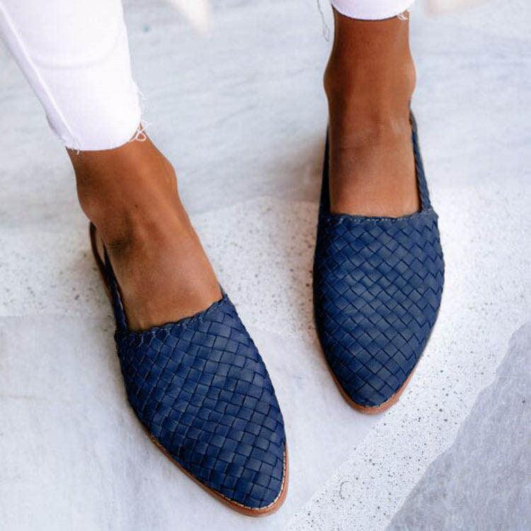 Ballerines Femme Tressées Confortables au Style Élégant 3