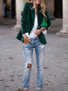 Blazer Femme Chic à Coupe Ajustée pour un Style Élégant 2