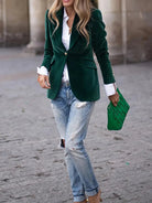 Blazer Femme Chic à Coupe Ajustée pour un Style Élégant 3