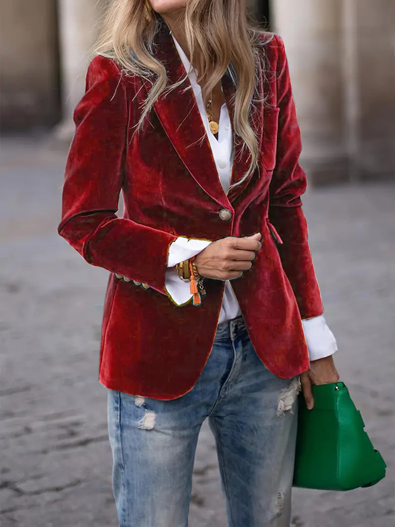 Blazer Femme Chic à Coupe Ajustée pour un Style Élégant 4