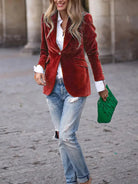Blazer Femme Chic à Coupe Ajustée pour un Style Élégant 8