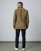 Blazer Homme – Veste Élégante en Faux Suède avec Col Montant pour un Style Sophistiqué en Automne/Hiver 6