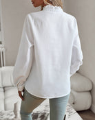 Blouse Femme Chic à Volants Élégante pour un Style Raffiné 6