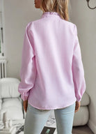Blouse Femme Chic à Volants Élégante pour un Style Raffiné 8