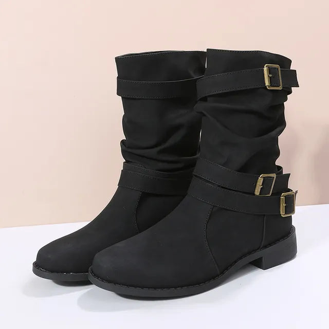 Bottes Noires Femme Élégantes avec Confort et Style Pratique pour Femmes 0