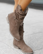 Bottines Élégantes Femme à Talon Bas avec Fermeture Éclair Latérale, Confort Optimal 6