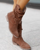Bottines Élégantes Femme à Talon Bas avec Fermeture Éclair Latérale, Confort Optimal 7