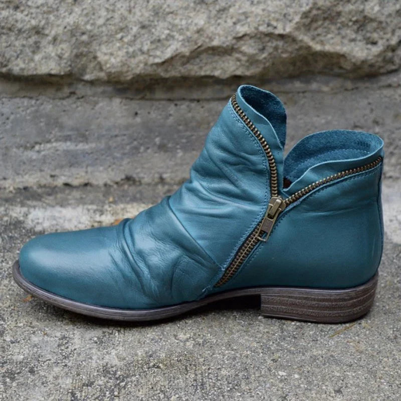 Bottines Élégantes Femme à Zip Latéral, Design Slim et Confort Optimal 4