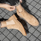 Bottines Homme Chelsea Jaunes Confortables et Élégantes 1
