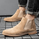 Bottines Homme Chelsea Jaunes Confortables et Élégantes 4