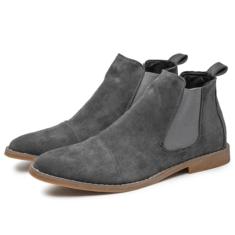 Bottines Homme Chelsea Jaunes Confortables et Élégantes 5