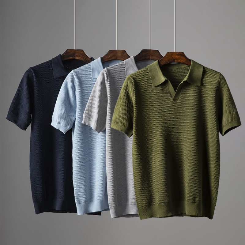 Polo Manche Longue Homme Élégant au Confort Optimal-4