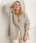 Cardigan Femme Décontracté à Col en V avec Détails Boutonnés pour un Confort Optimal 0