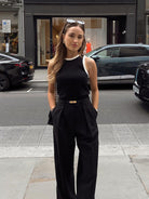 Ceinture Femme Luxe Ajustable avec Détails Dorés 1