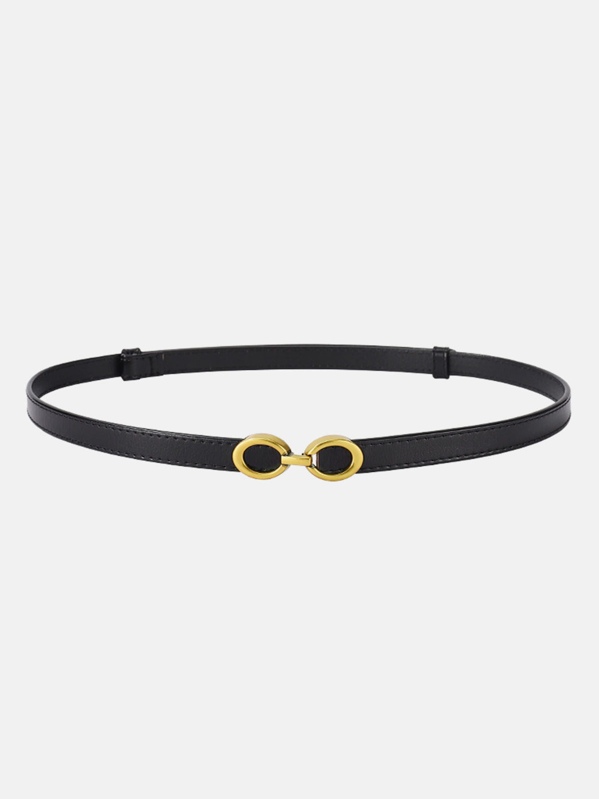 Ceinture Femme Luxe avec Boucle Dorée Élégante 2