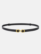 Ceinture Femme Luxe avec Boucle Dorée Élégante 2