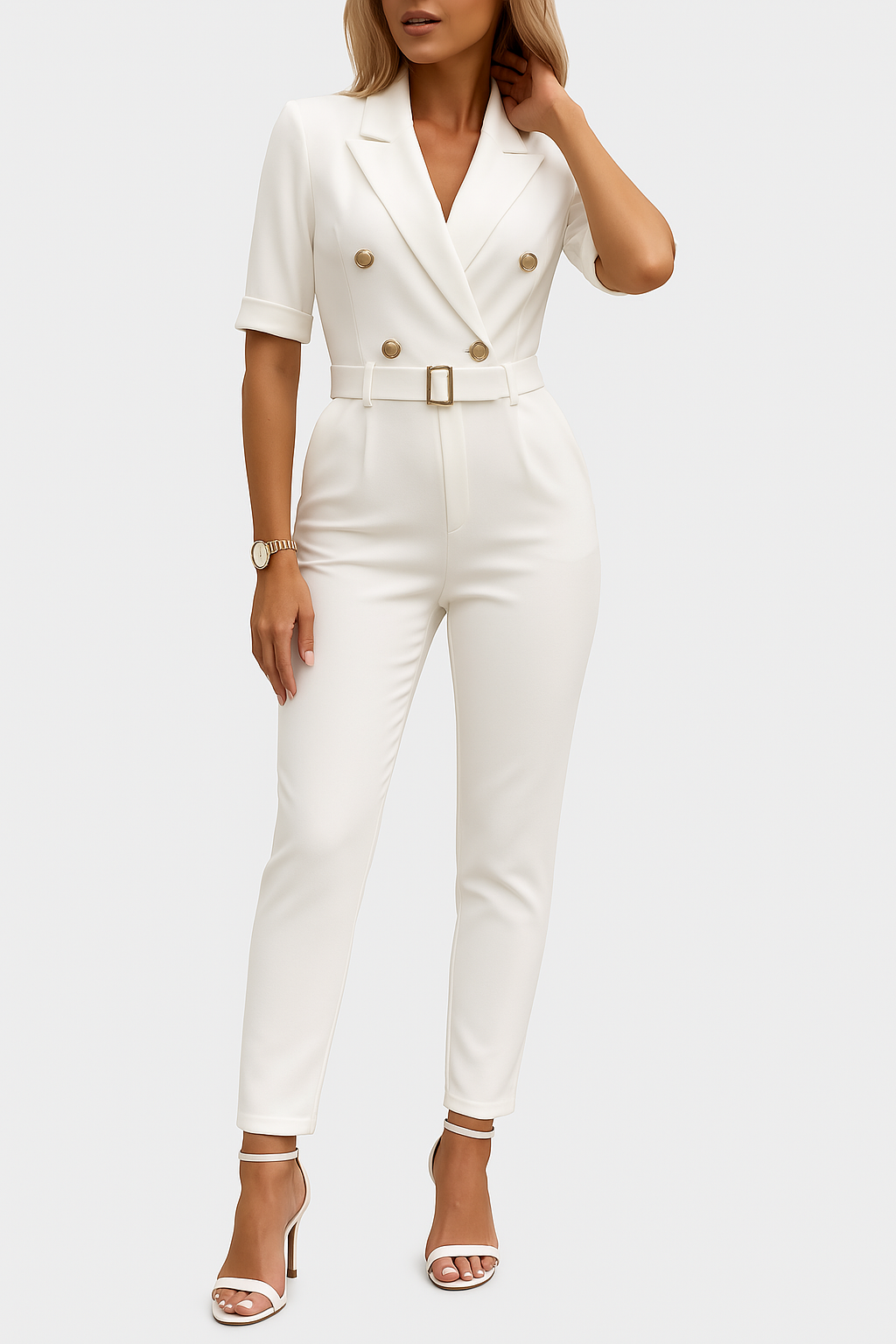 Variant image for Combinaison Femme Chic Accentuation de la Taille-17