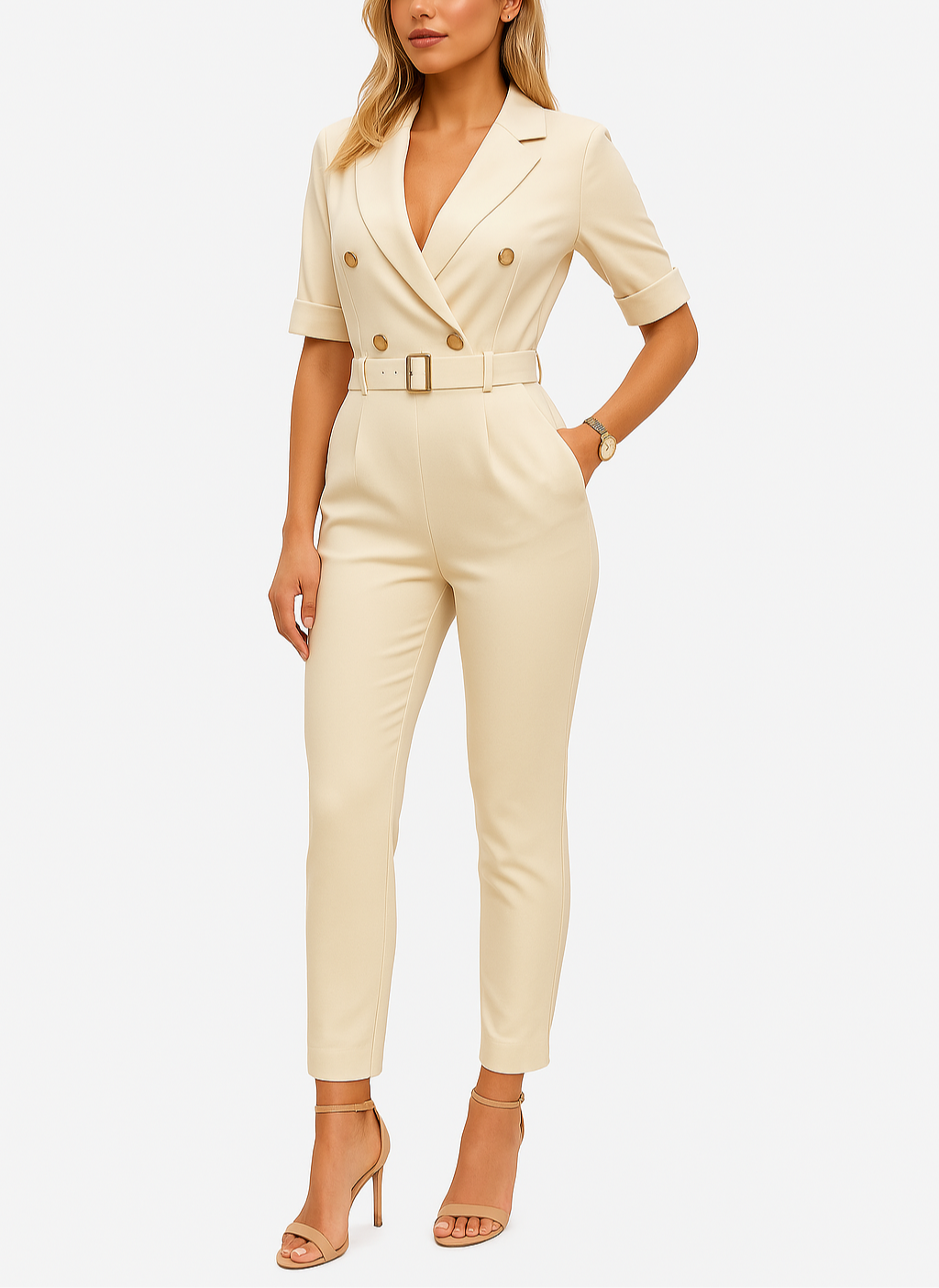 Variant image for Combinaison Femme Chic Accentuation de la Taille-5