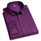Chemise Extensible Élégante pour Hommes avec Col Montant et Confort Optimal 5