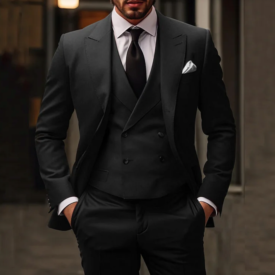 Costume 3 Pièces Homme Élégant pour Un Style Sophistiqué 0