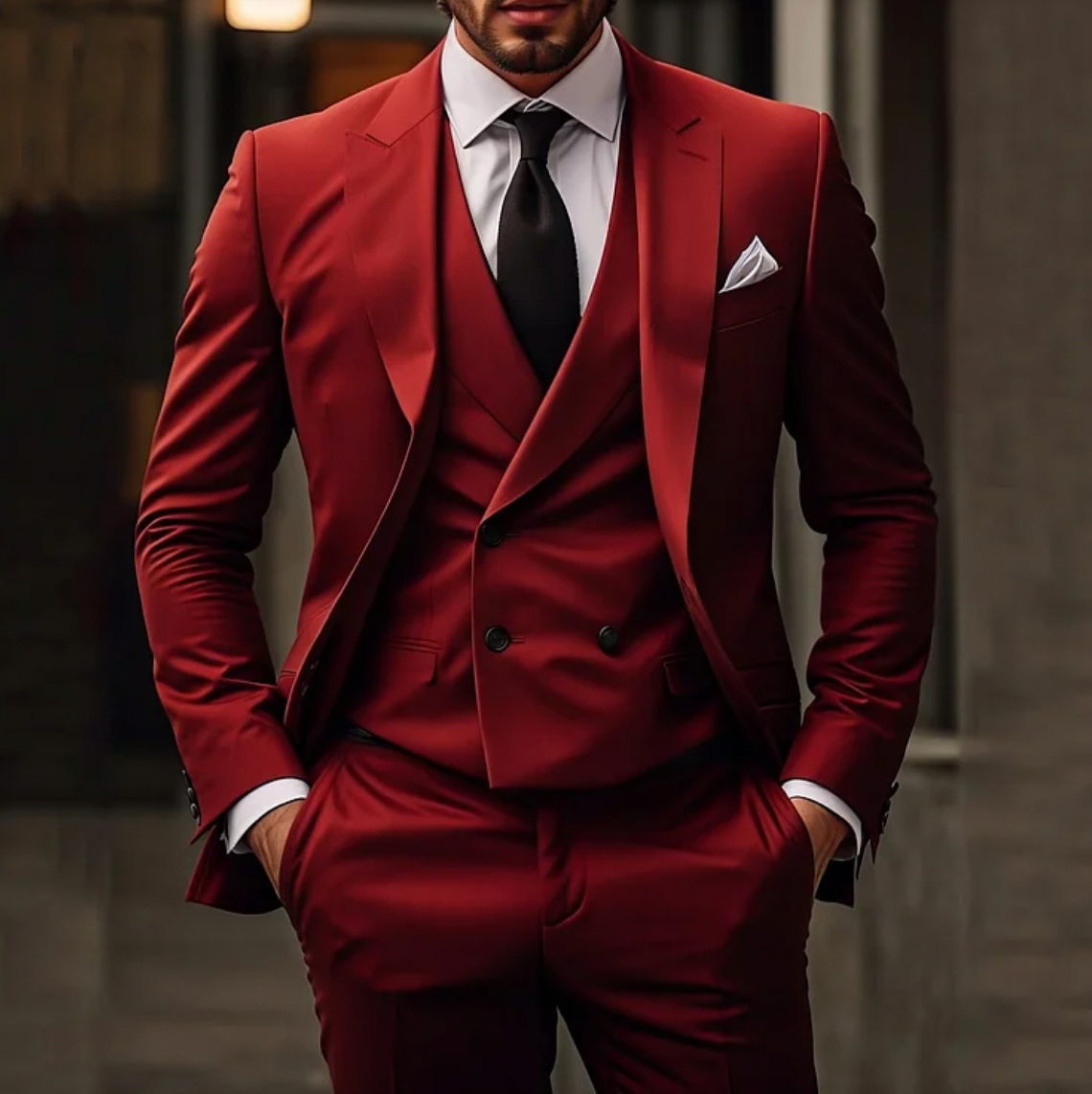 Costume 3 Pièces Homme Élégant pour Un Style Sophistiqué 4