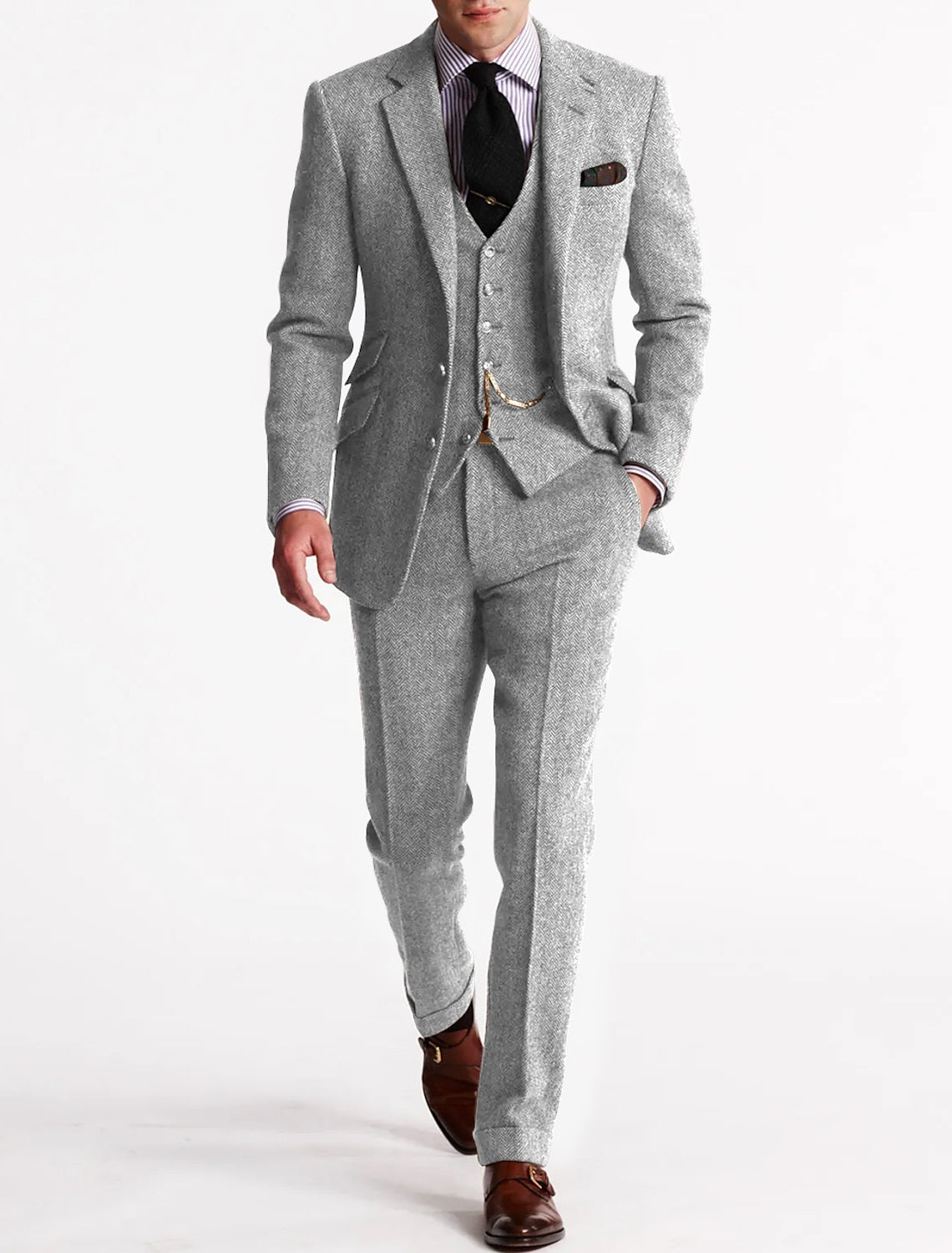 Costume Homme Tuxedo Classique au Style Élégant 4