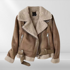Femmes Blouson Bomber – Style Sherpa Confortable et Tendance 0