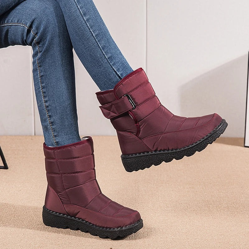 Femmes Bottes d'Hiver – Doublure en Peluche pour Confort et Chaleur 7