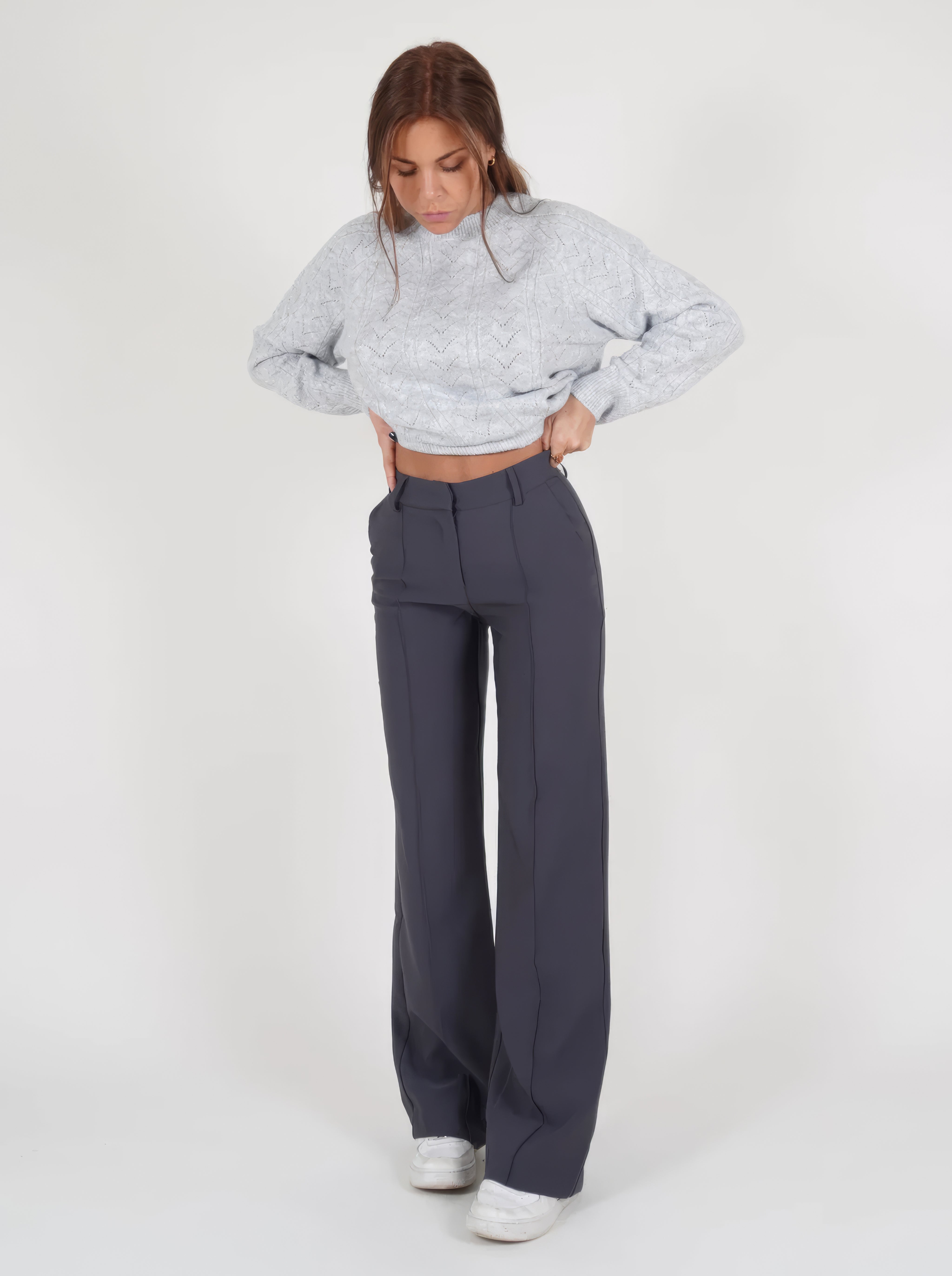 Femmes Pantalon Droit – Taille Haute Élégante pour un Style Professionnel 9