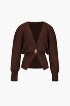 Gilet Élégant avec Détail de Bouton Doré 0