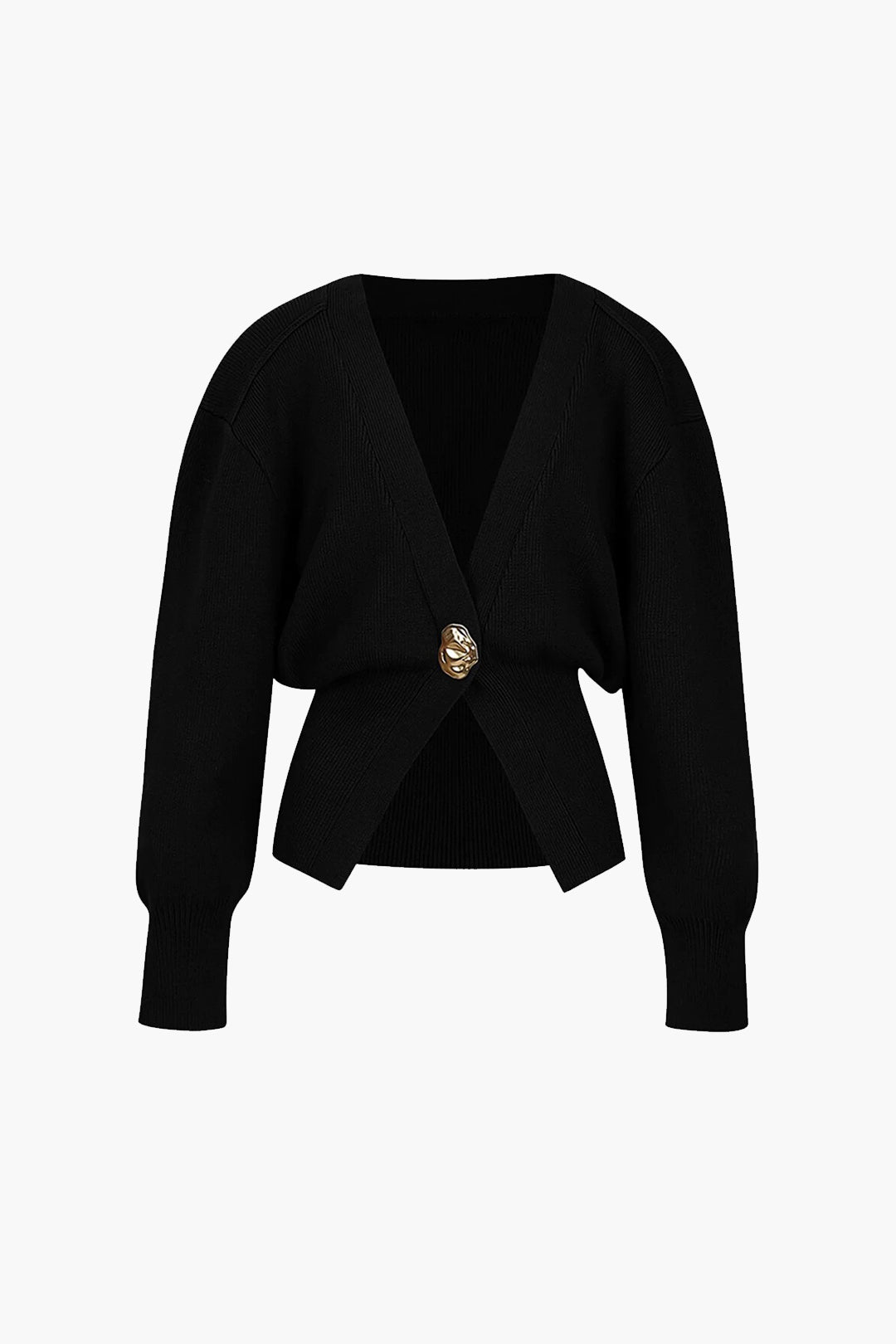 Gilet Élégant avec Détail de Bouton Doré 2