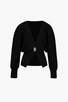 Gilet Élégant avec Détail de Bouton Doré 2