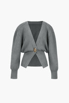 Gilet Élégant avec Détail de Bouton Doré 4