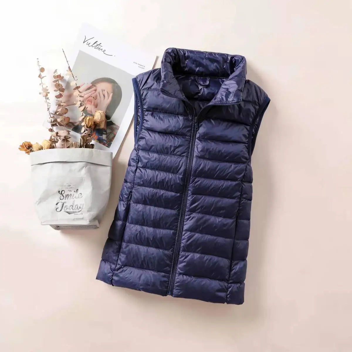 Gilet Sans Manches Femmes Élégant et Pratique pour un Confort Optimal 11