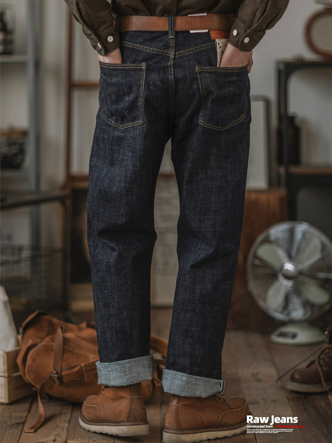 Jean pour Homme en Denim Selvedge – Style Intemporel et Confort Optimal pour Toutes les Occasions 2