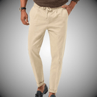Variant image for Pantalon Lin Homme Décontracté et Confortable pour l'Été-7