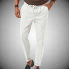 Variant image for Pantalon Lin Homme Décontracté et Confortable pour l'Été-13