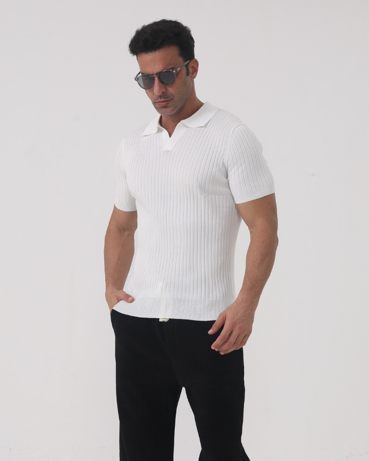 Kamil | Polo tricot homme | Élégant, léger &amp; parfait pour l’été