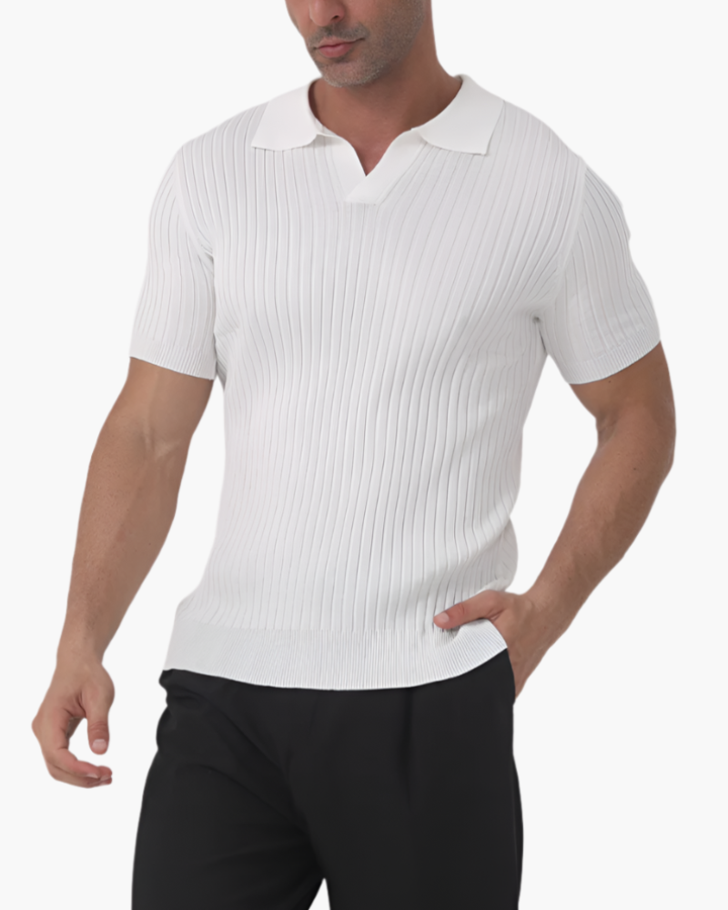 Kamil | Polo tricot homme | Élégant, léger &amp; parfait pour l’été