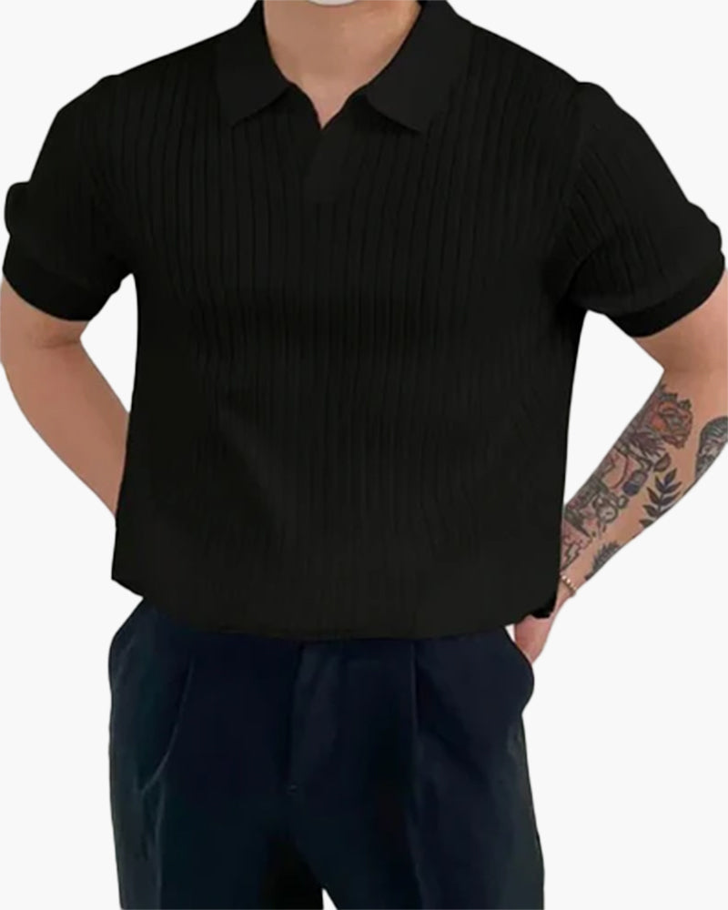 Kamil | Polo tricot homme | Élégant, léger &amp; parfait pour l’été
