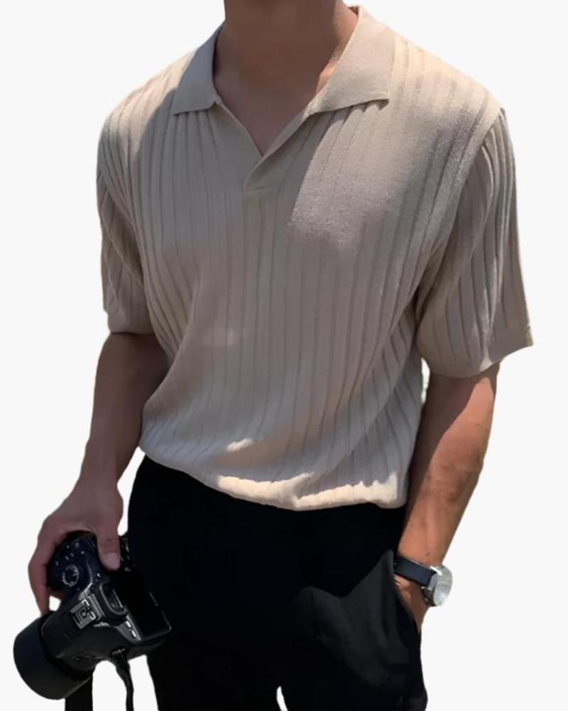 Kamil | Polo tricot homme | Élégant, léger &amp; parfait pour l’été