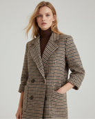 Manteau Blazer Femme – Élégant Motif Pied-de-Poule pour un Style Polyvalent et Confort Optimal 3