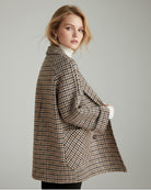 Manteau Blazer Femme – Élégant Motif Pied-de-Poule pour un Style Polyvalent et Confort Optimal 4