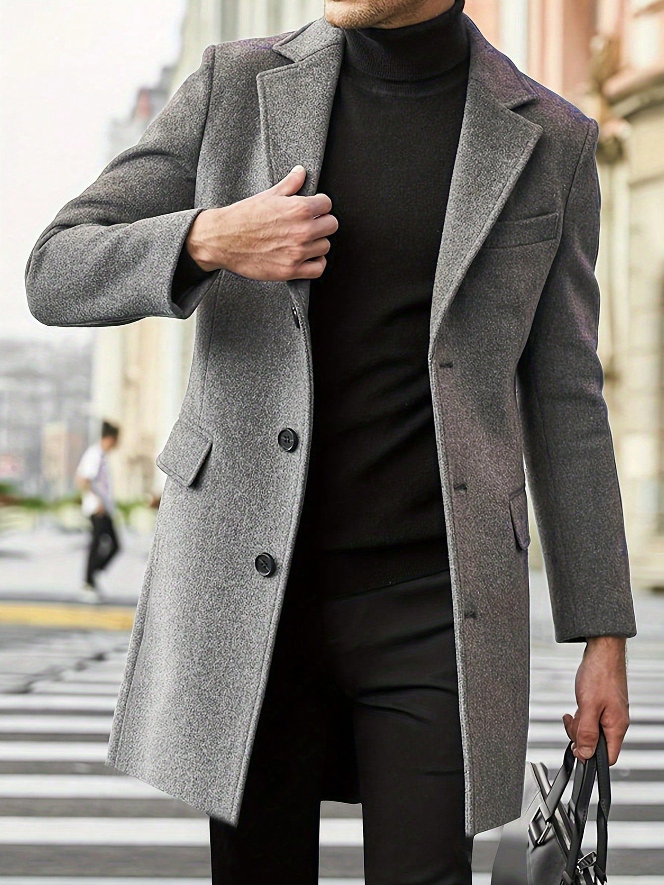 Manteau Hiver Homme Élégant et Confortable pour un Style Moderne 1