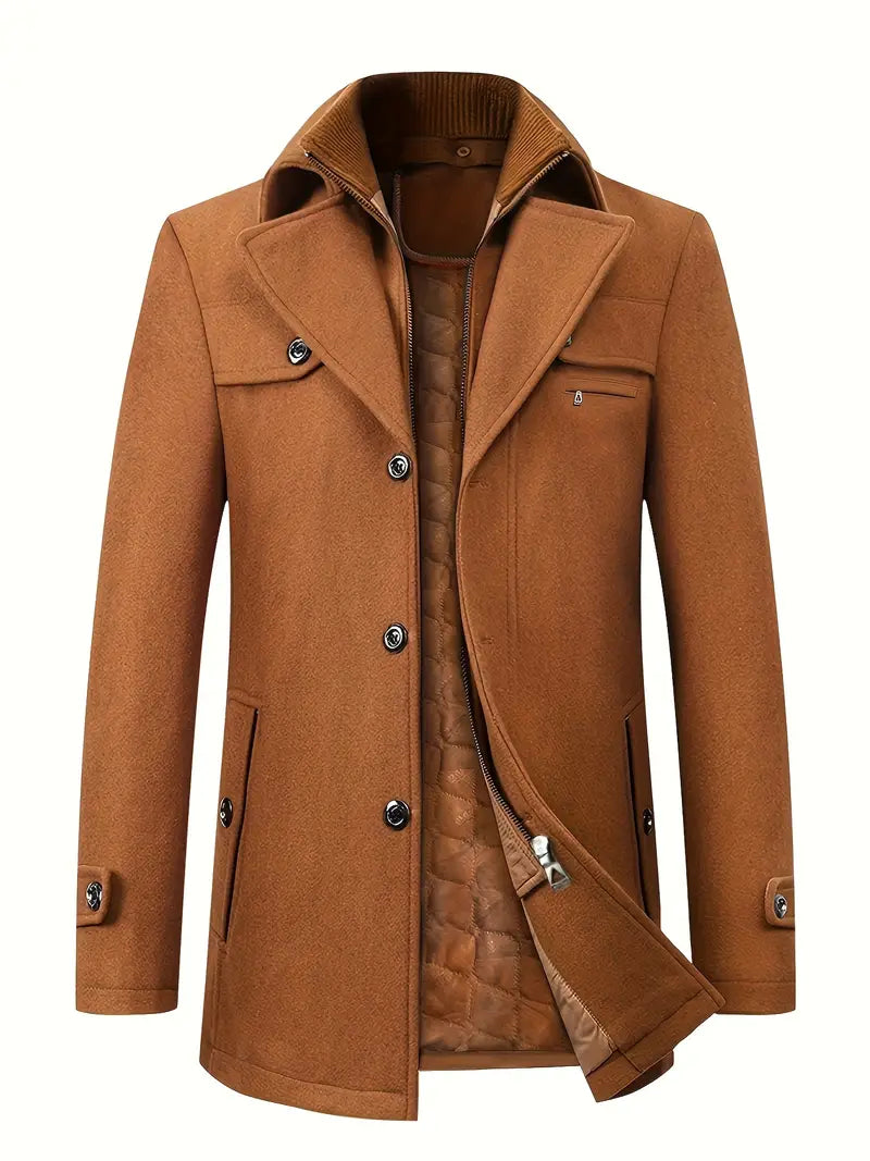 Manteau Homme Hiver Élégant au Style Intemporel et Confort Optimal 1